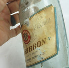 Pre-prohibition Era Pabst Milwaukee Blue Ribbon Beer Bottle W Label Aqua Blue