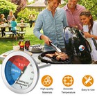 2pcs Temperature Gauge Thermometer For Barbecue Bbq Grill Smoker Pit Thermostat