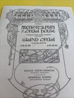1908-1909 Metropolitan Opera House Grand Opera Program Booklet