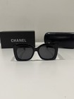 Chanel Oversized Cateye Black Sunglasses - With Box And Case