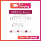 Empty Gelatin Capsules Size 5 -  100 Count  Very Small Empty Capsules Ideal For 