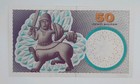 2001 Danmarks Nationalbank  Denmark - 50 Kroner Dkk Banknote Serial No  A 1991 M
