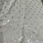 Lambs   Ivy Floral Metallic Crib Skirt Dust Ruffle New In Package 16    Drop