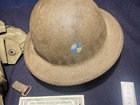 World War 1 Dough Boy M1917 Army Helmet Ammo Belt Canteen 1918 Dated Group
