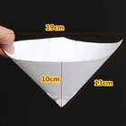 100pcs Paint Filter Funnel 100 Micron Disposable Spray Strainers - New