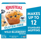 Krusteaz Muffin Mix Variety Pack  one Box Of Wild Blueberry   Cinnamon Swirl 