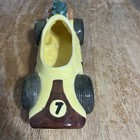 Vintage Race Car Planter Ceramic Japan
