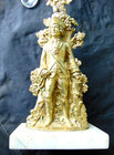 Antique Victorian Girandole Candlesticks Pair Soldier And Lady Victorian Exc