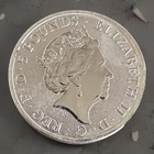 2018 2 Oz Silver Britain Black Bull  Bu High Grade Coin