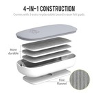 Replaceable Dry Erase Board Eraser  4-in-1 Magnetic Whiteboard Eraser With 3    