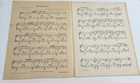 Spring Song Piano Solo F  Mendelssohn Calumet 1935 Vintage Sheet Music