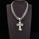 Stainless Steel 11mm Silver Cuban Curb Necklace Glisten A Brand New Gift