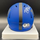 Michael Strahan Signed Autographed Ny Giants  Rave Mini Helmet Beckett Bas Hof14