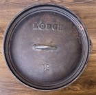 Old Vintage Lodge 12 Cast Iron Camp 3 Leg Dutch Oven Cast Iron Pot Discontinued