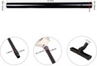 3 Pcs 1 25inch 32mm Vacuum Extension Wand 1 3 14 6 Inch  Black