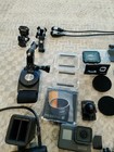 Gopro Hero5 Black Action Camera Bundle - Working - Extras  Purple Panda Mic