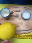 Jose Cuervo Tequila Nelson Mccoy Pottery 3-piece Advertising Set Tray Cup Bowl