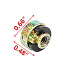 2pcs Fender Seat Nut Base Kit For Harley Rear Seat Mounting 59768-97 Replacement