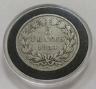 1834 France 5 Francs Silver Coin Km   749 13 With Capsule 