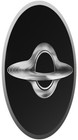 Rare  100pcs  Black Hole Chad V2 Silver Coin 200 Francs 2023 Optical Illusion