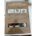 Caron Christmas Mr  And Mrs  Snowman Latch Hook Kit 24 x24  Sealed Vintage 1981