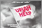Uriah Heep     Mega Rare Vintage Original 1980 Concert Poster Conquest