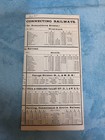 New York  Lake Erie And Western Railroad Timetable -western Section 1885