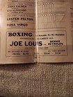 1940s Boxing Program Olympia Stadium Detroit Berry Gordy Motown Records Boxer 