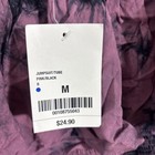 Women   s Forever 21 Jump Suit Pink black Tie Die Short Romper Nwt Size M