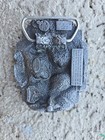 Saga Of The American Indian Belt Buckle Vintage Siskiyou Bergamot Silver