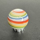 Contemporary Handmade Art Glass Marble 1 03  Uv Reactive Spiral Swirl Boro Mib