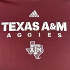 Adidas Texas A m Short Sleeve Tshirt Youth Med  10 12 