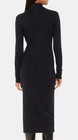 Boohoo Sparkle Roll Neck Midi Dress  black   8