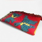 Vintage 90s Grateful Dead Vintage Blanket Tapestry Dancing Bears Trippy 72   x50   