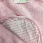 Starting Out Pink White Stripe Baby Girl Blanket Lovey Cotton Polyester Soft Nwt