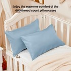 Warmstar 100  Cotton Toddler Pillowcase Set Of 2  600 Thread Count     Fast Ship