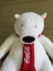 Giant Coca Cola Polar Bear Advertising Plush Scarf 2023 Stuffed Animal 36   