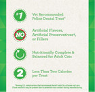 Feline Greenies Adult Dental Cat Treats Catnip Flavor 9 75 Oz  Tub