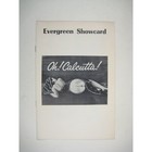 Oh Calcutta Evergreen Showcard Samuel Beckett Leonard Melfi Tynan 1972