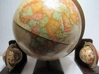 Vintage Replogle 12 Inch World Classic Series Globe Raised Relief Map  Bookshelf