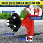 2 Packs Shipping Container Wheel 6-lug Kit For Moving 20 To 40 Containers Usa