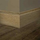 Unfinished White Oak Baseboard Moulding 9 16 In X 4-1 2 In X 7 Ft Solid Hardwood