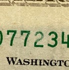  1 Ink Error Note  07723425   Faded Ink Error On The  2   see Photo 