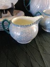 1930s Czechoslovakia Aich Lusterware  Tea Set Blue Purple Green