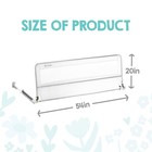 Regalo Safety 54    Extra Long Hideaway Bed Rail 54 Inch  pack Of 1   White 