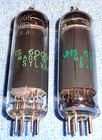 2 Sylvania Jhs 6005   6aq5w Vacuum Tubes - 12-watts For Vintage Radios   Amps