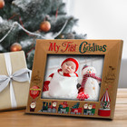 My First Christmas Picture Frame-peace  Joy  Love- Santa  Merry Christmas