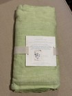 Pottery Barn Baby Kids Belgian Flax Linen Crib Skirt 16  Drop Nursery Green New