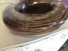  Brown Cotton Cloth Covered 2-wire Round Cord 18ga Vintage Industrial Lamp Cord 