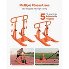 Weight Power Pull Push Sled Workout Fitness Strength Speed Training Sled Orange